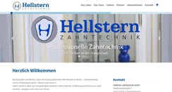 Desktop Screenshot of hellstern-zahntechnik.de